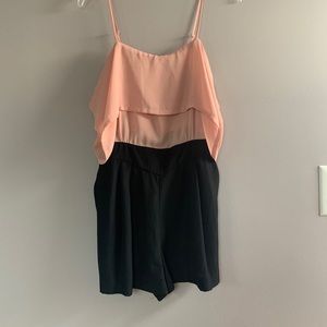 Romper ( Pink/ Black)